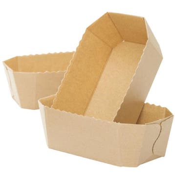 Oblong Bakvorm 15,3x8,8x6(h) cm 30 stuks, Hobby en Vrije tijd, Taarten en Cupcakes maken, Verzenden, Nieuw
