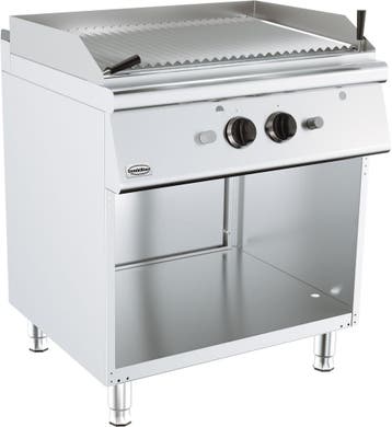 Combisteel Base 700 Lavasteen Grill | Gas | Open Onderstel |, Ophalen of Verzenden, Nieuw in verpakking