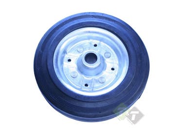 Wiel Met Stalen Velg Voor Neuswiel, 20mm Asdiameter, 200mm D, Auto diversen, Aanhangwagen-onderdelen, Ophalen of Verzenden, Nieuw