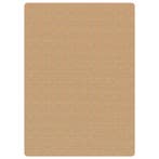 vidaXL Tapijt met latex onderkant 120x180 cm jute natuurlijk, Verzenden, Nieuw, Beige