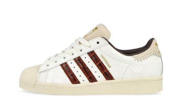adidas Superstar Wales Bonner White Brown Croc, Nieuw