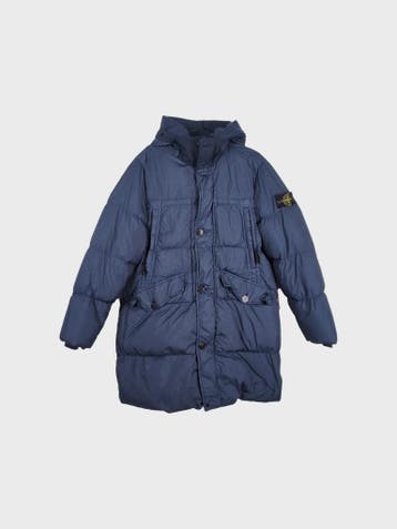 Stone Island Puffer Jacket Heren maat M Marineblauw, Ophalen of Verzenden, Maat 48/50 (M), Blauw, Stone Island