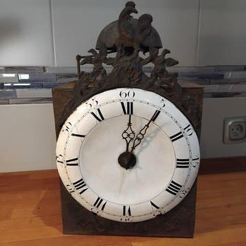 Comtoise klok - Brons, emaille, staal - 1800-1850 - 31