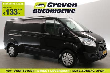 Ford Transit Custom 2.2 TDCI L2H1 | Airco | Cruise | Camera, Euro 5, Zwart, Nieuw, Ford