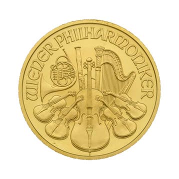 Gouden Philharmoniker munt 1/2 troy ounce, Verzenden