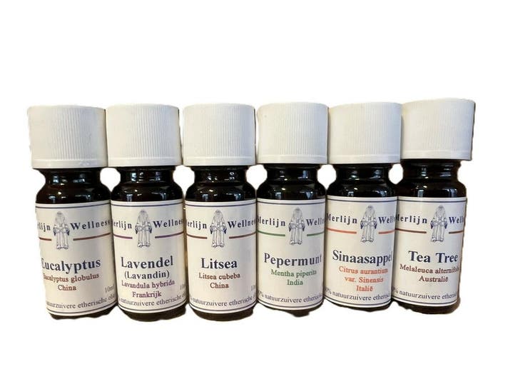 Basis set etherische olie, Sport en Fitness, Gezondheidsproducten en Wellness, Aroma, Nieuw, Ophalen of Verzenden