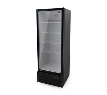 HCB Glasdeurkoeling - 310 liter - zwart - 230V, Verzenden, Nieuw in verpakking