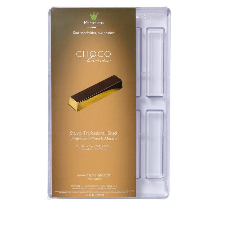 Martellato Bonbonvorm Plain Snack (10x) 96x22x15,5mm, Hobby en Vrije tijd, Taarten en Cupcakes maken, Nieuw, Verzenden