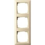 Gira Afdekraam 3 voudig Wit (creme) 021301, Nieuw, Stopcontact