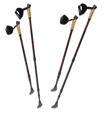 Nordic Walking stokken set van 2 rood (Sportartikelen), Verzenden, Nieuw