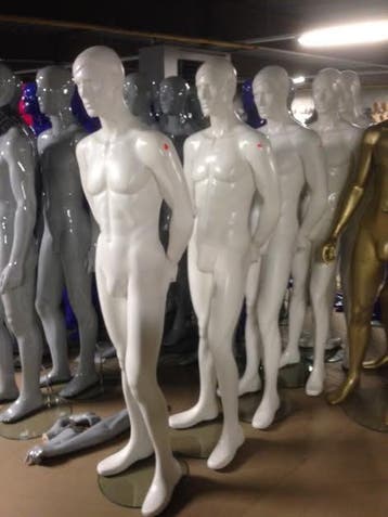 *TIP*  NIEUWE glossy witte heren mannequins van a merk, Zakelijke goederen, Kantoor en Winkelinrichting | Winkel en Inventaris