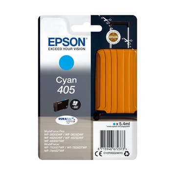 Epson 405 (T05G2) inktcartridge cyaan (origineel), Verzenden, Nieuw, Cartridge, Epson