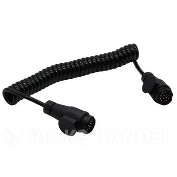 Spiraalkabel 13 polige kabel - stekker/stekker 13 pins -, Ophalen of Verzenden, Nieuw