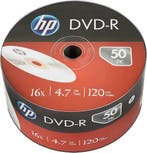 HP | DVD-R | 4.7 GB | 50 stuks, Verzenden, Nieuw