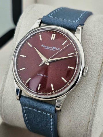 IWC - Vintage Automatic Burgundi Dial Cal. 830 - Zonder, Nieuw