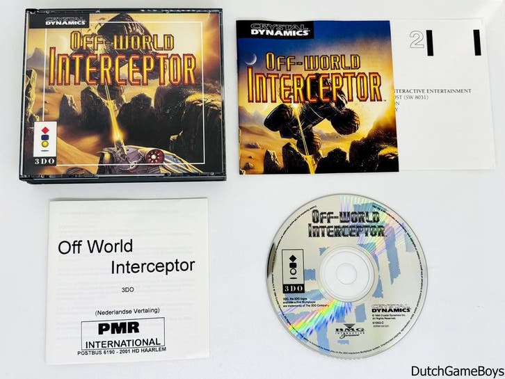 3DO - Off-World Interceptor + Reg. Card, Spelcomputers en Games, Games | Overige, Gebruikt, Verzenden