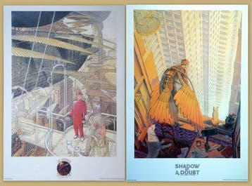 Schuiten, François - 2 Offset Print - Le Voyage du Siècle /, Nieuw