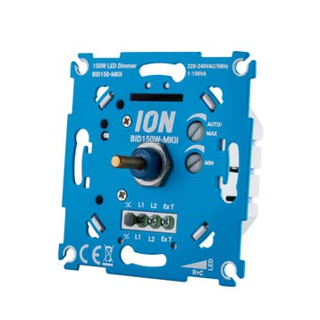 ION LED Muurdimmer 0.3-150W Fase Afsnijding + Fase aansni..., Ophalen of Verzenden, Nieuw
