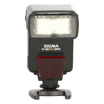 Sigma EF-500 DG Super ETTL-II Flitser (Canon) met garantie, Audio, Tv en Foto, Ophalen of Verzenden, Gebruikt