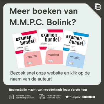 Examenbundel / vwo geschiedenis 2024/2025 - M.M.P.C. Bolink, Verzenden, Zo goed als nieuw, M.M.P.C. Bolink