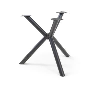 Tafelonderstel Viserinna spider poot 95x95x73 cm zwart [en.c, Verzenden, Nieuw