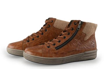 Rieker Snowboots in maat 40 Cognac, Kleding | Dames, Schoenen, Overige kleuren, Verzenden, Snowboots, Zo goed als nieuw