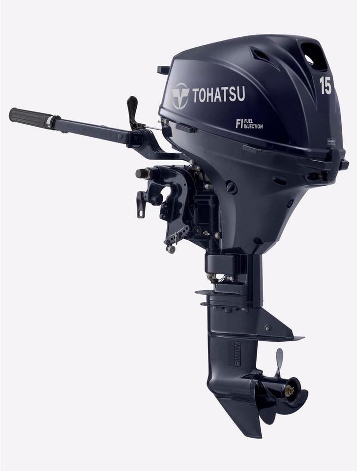 15 PK 4-Takt Tohatsu Buitenboordmotor, Watersport en Boten, Buiten- en Binnenboordmotoren, Buitenboordmotor, 10 tot 30 pk, Met afstandsbediening