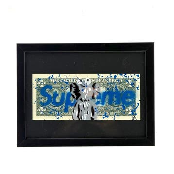 WhyCreationz (XX-XXI) - Kaws BFF Blue - Dollar Artwork