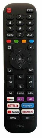 JTC VIDAA TV afstandsbediening - CX-616 / RC3608, Verzenden, Nieuw