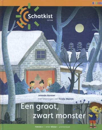 Een groot, zwart monster / Schatkist / Anker Winter, Verzenden, Zo goed als nieuw, Jolanda Horsten
