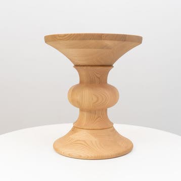 3x Vitra Eames Stool B Bijzettafel Licht Kastanjehout, Minder dan 45 cm, Minder dan 55 cm, Rond, Nieuw