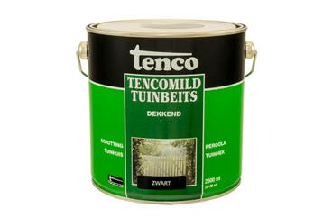 Tenco tencomild tuinbeits dekkend 2,5 liter, zwart, bus, Verzenden, Nieuw