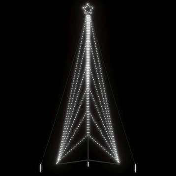 vidaXL LED-kerstboom 861 LEDs koud wit 478 cm, Verzenden, Nieuw