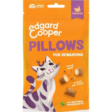 8x Edgard&Cooper Adult Pillows Kattensnack Kip 60 gr, Dieren en Toebehoren, Verzenden, Hond