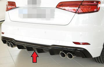 S3 Look Diffuser voor Audi A3 8V S line, Ophalen of Verzenden