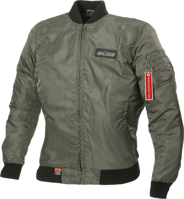 BüseKingmanDamesOlijfTextielJas, Motoren, Kleding | Motorkleding, Dames, Nieuw met kaartje, Jas | textiel, Verzenden