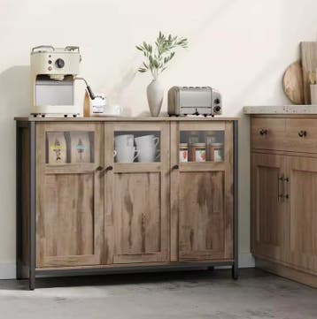 Nieuwe Kast Landelijk Design - Dressoir met Houten Deuren, Huis en Inrichting, Verzenden, Nieuw