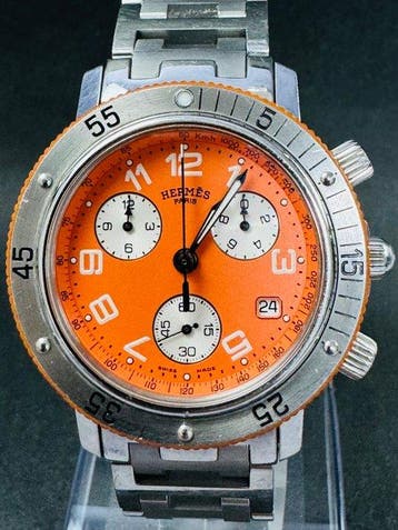 Hermès - Clipper Chronograph - CL2.910 - Heren - 2000-2010, Nieuw