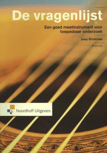 9789001834142 De vragenlijst | Tweedehands, Verzenden, Zo goed als nieuw, Joep Brinkman