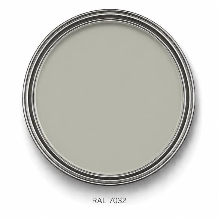 Ral 7032 - Zijdeglans 1 liter - Acryl (CARNAVAL - KLEUREN), Doe-het-zelf en Verbouw, Verf, Beits en Lak, Verf, Overige kleuren