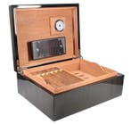 Edler ZIGARREN-HUMIDOR aus echtem Carbon Fiber |, Nieuw