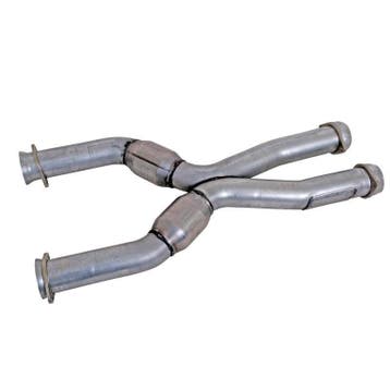 BBK 79-04 Mustang Coyote Swap Short Mid X Pipe w Catalytic, Auto-onderdelen, Uitlaatsystemen, Ophalen of Verzenden, Nieuw