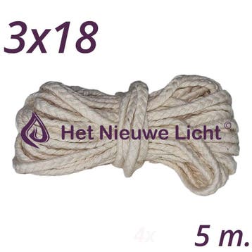 Lont voor kaarsen maken 3x18, Ophalen of Verzenden, Nieuw