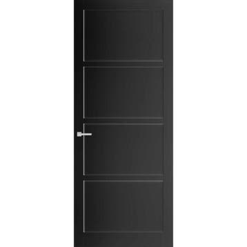 Weekamp binnendeur WK6357-C3 88x211,5 (Zwart, Paneeldeur), 80 tot 100 cm, Binnendeur, Nieuw, Ophalen of Verzenden