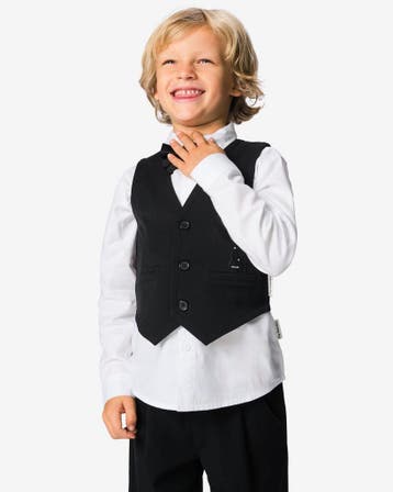 HEMA Takkie kindergilet piqué zwart, Verzenden, Nieuw