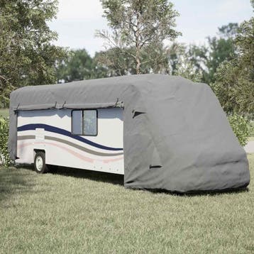 vidaXL Camperhoezen 970x235x275 cm vliesvlies grijs, Verzenden, Nieuw