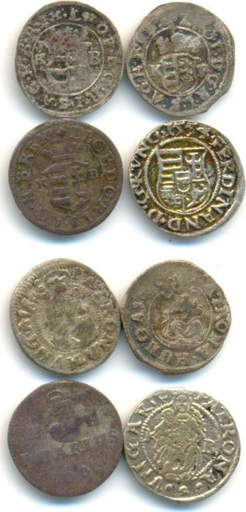Lot 4 x Denar Ungarn: (MuntenenBankbiljetten-Europa(geen€), Verzenden