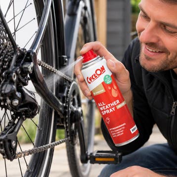 CyclOn Kettingsmeermiddel 500 ml met grove spray voor fie..., Fietsen en Brommers, Ophalen of Verzenden, Nieuw, Derailleur of Ketting