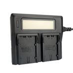 KingMa DC-LCD Duo-lader voor Panasonic CGR-D54S (Nieuw), Verzenden, Nieuw