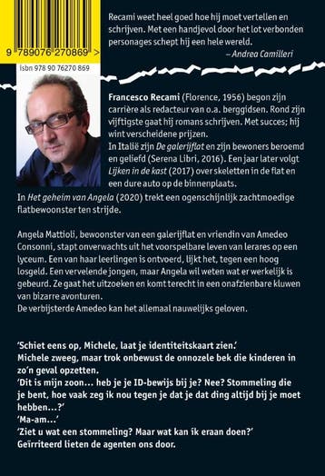 Het geheim van Angela 9789076270869 Francesco Recami, Verzenden, Zo goed als nieuw, Francesco Recami